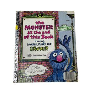 The Monster at the End of This Book Little Golden Book 1971 u